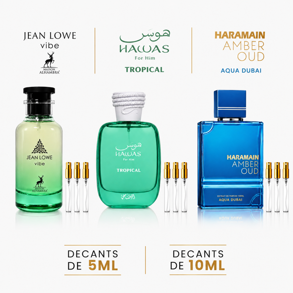 Combo 3 decants frescos y unisex VIPARFUMS