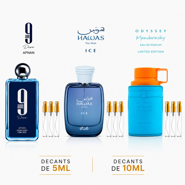 Combo 3 decants frescos y versátiles VIPARFUMS