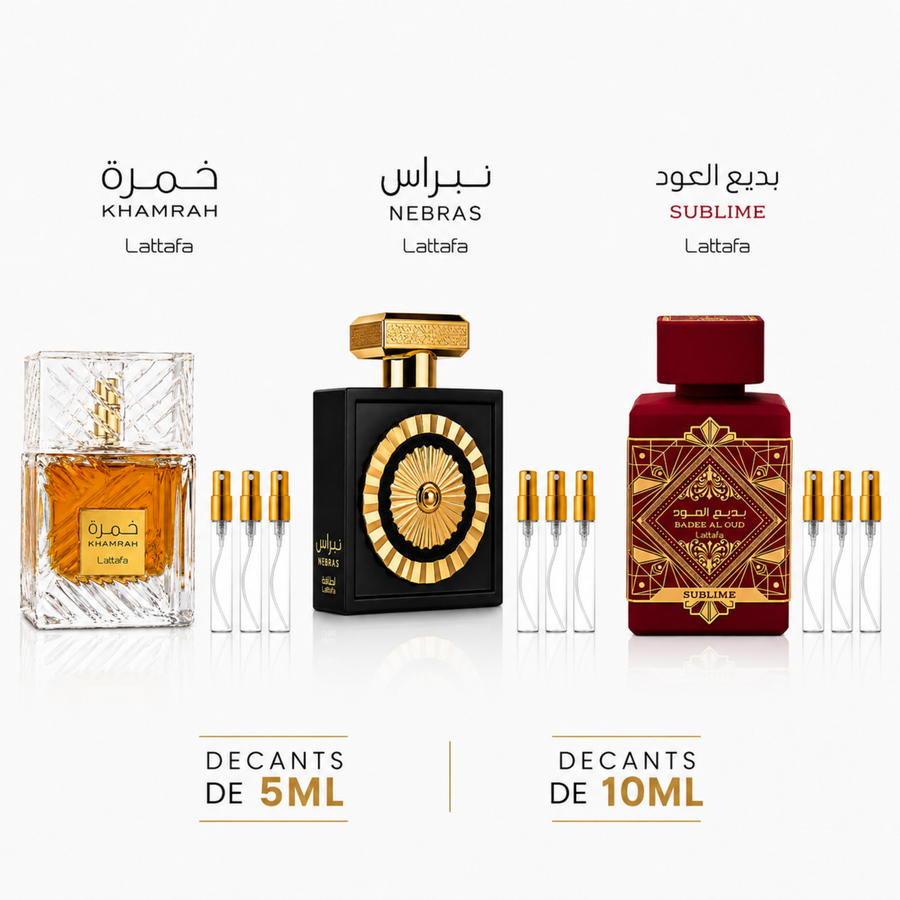 Combo 3 decants gourmand unisex VIPARFUMS