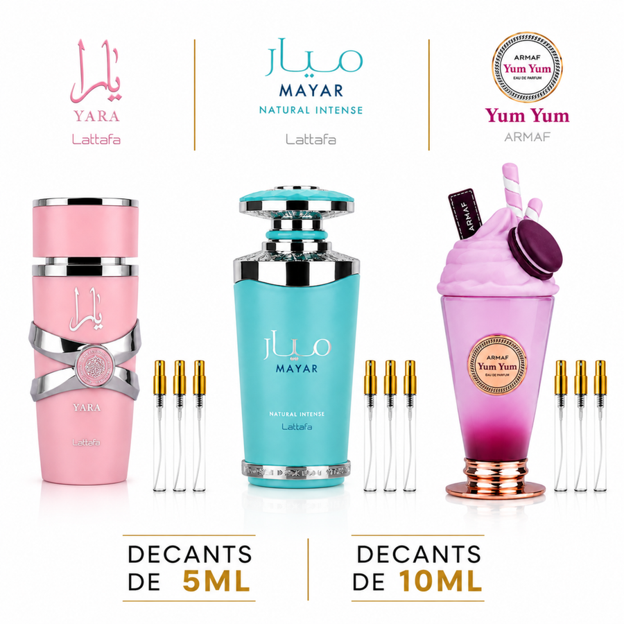 Combo 3 decants mujer romántica VIPARFUMS