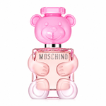 Frasco rosa de Moschino Toy 2 Bubble Gum EDT para mujer con diseño de oso.