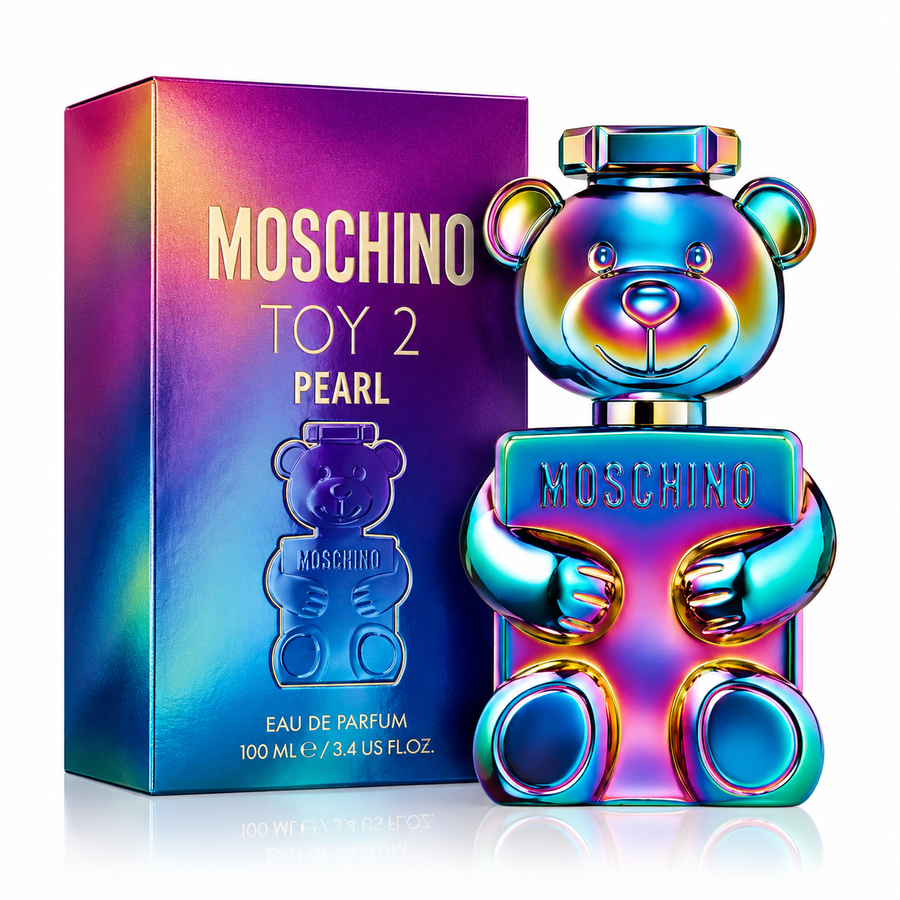 Perfume Moschino Toy 2 Pearl Eau de Parfum unisex original con frasco y caja.